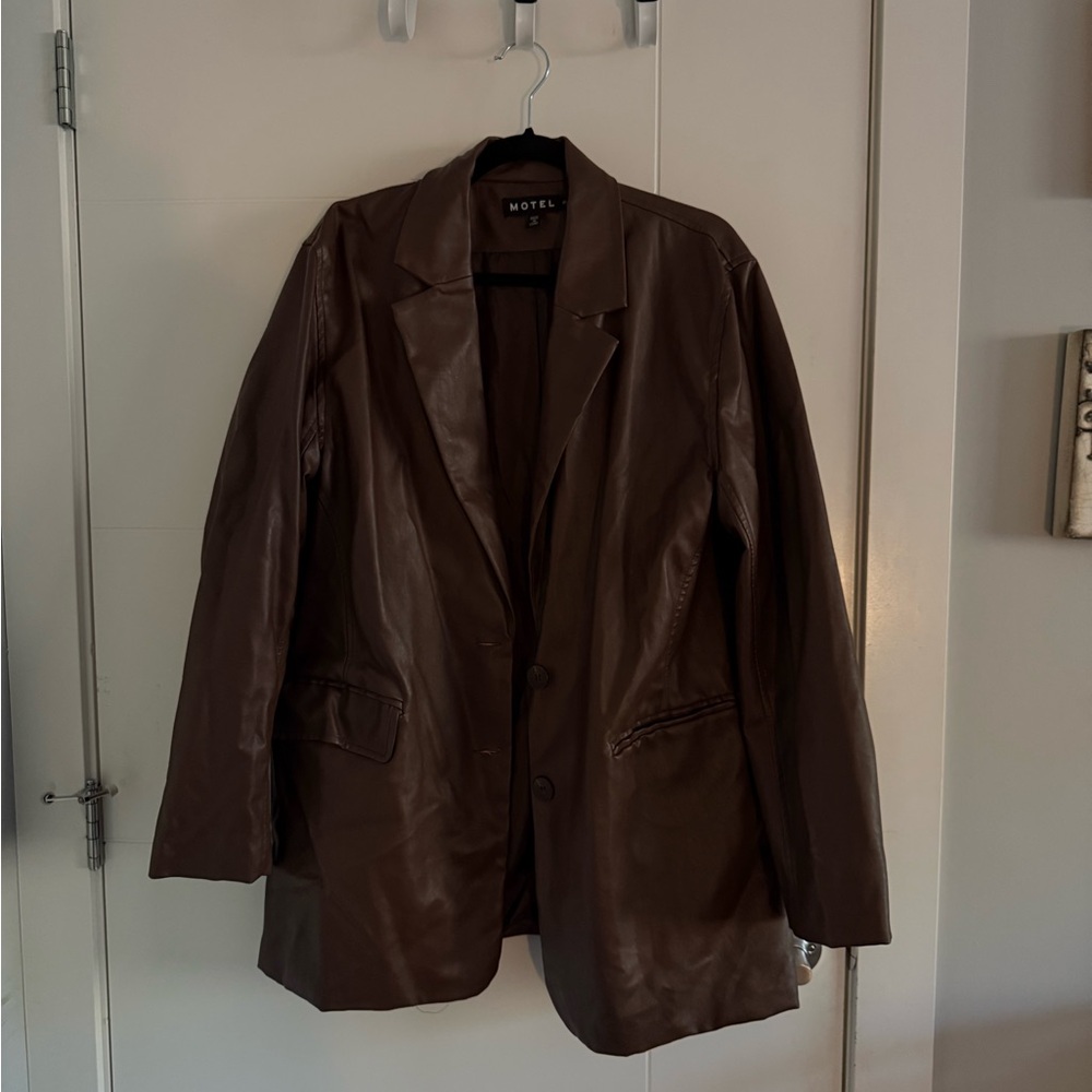 Motel Rocks Women's Chocolate Brown Blazer